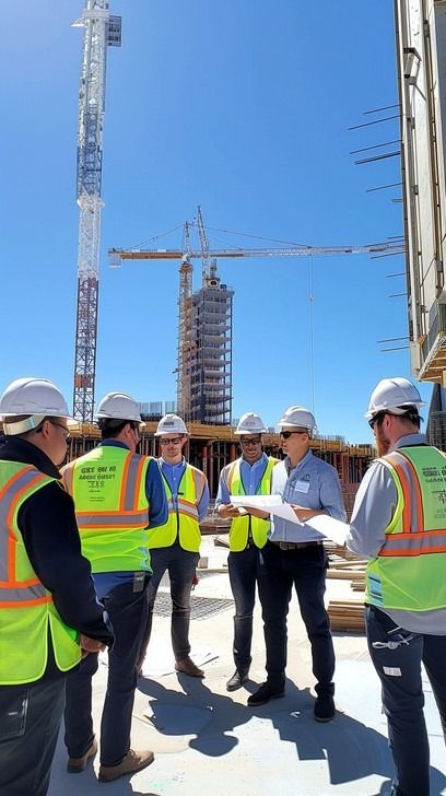 Free Construction Site Meeting Image – Construction, Site, Meeting _ Download at StockCake